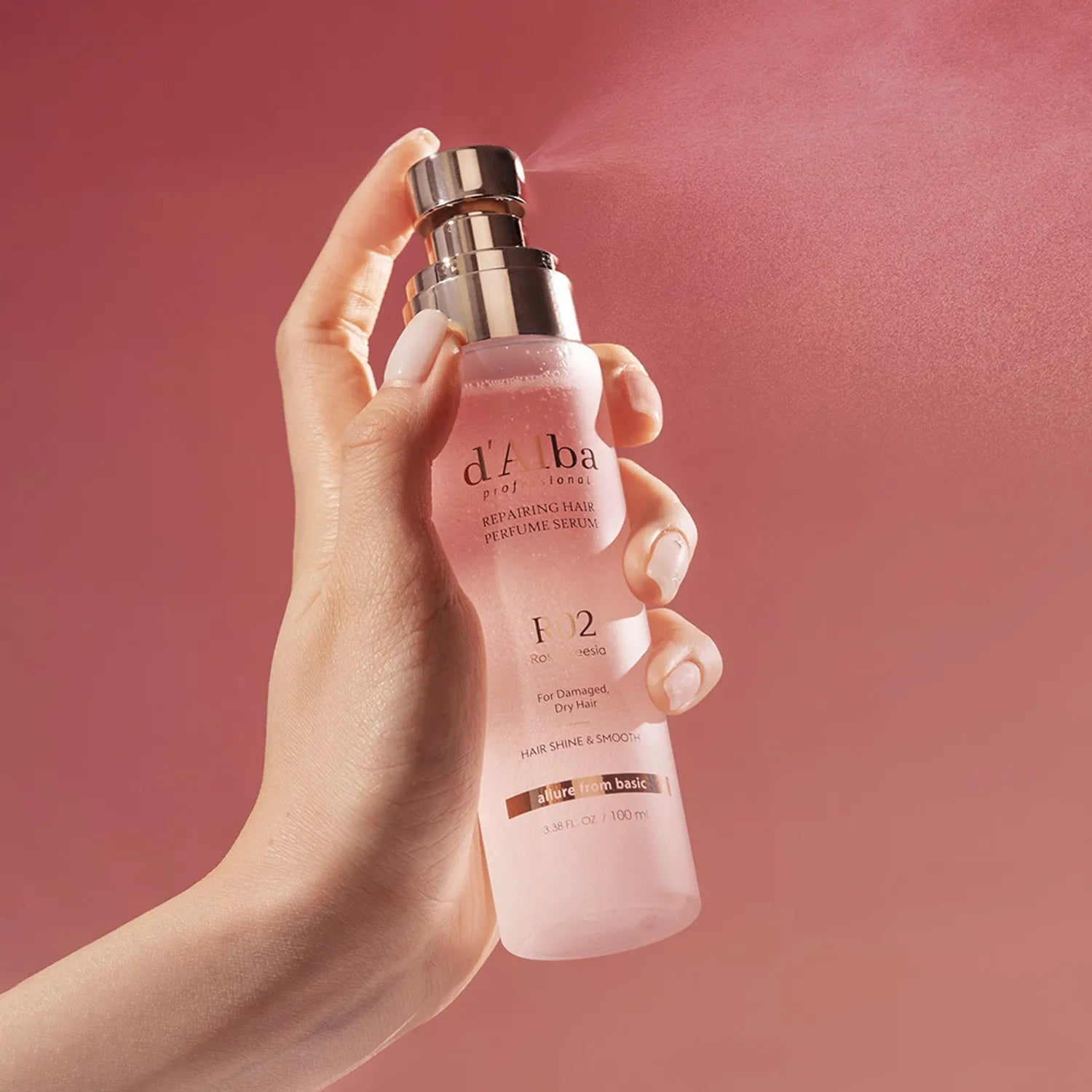 Parfimēts izsmidzināms serums matiem d’Alba Professional Repairing Hair Perfume Serum