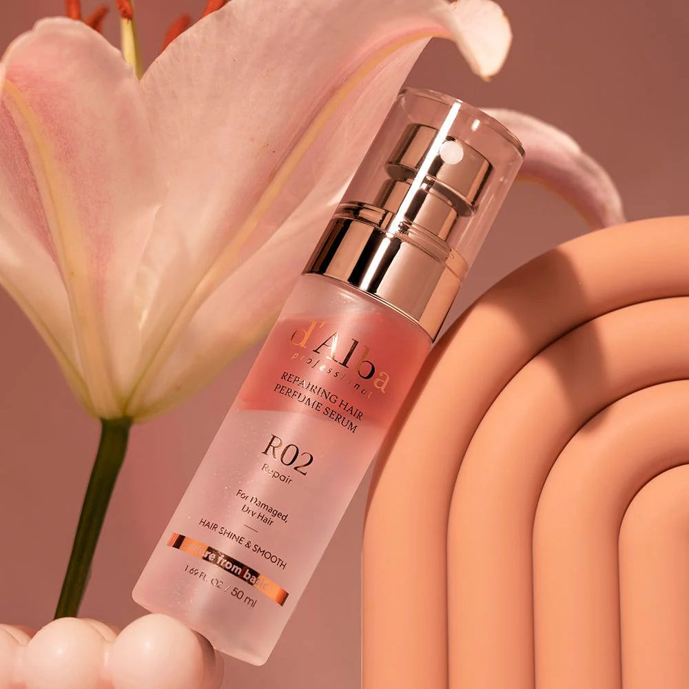 Parfimēts izsmidzināms serums matiem d’Alba Professional Repairing Hair Perfume Serum