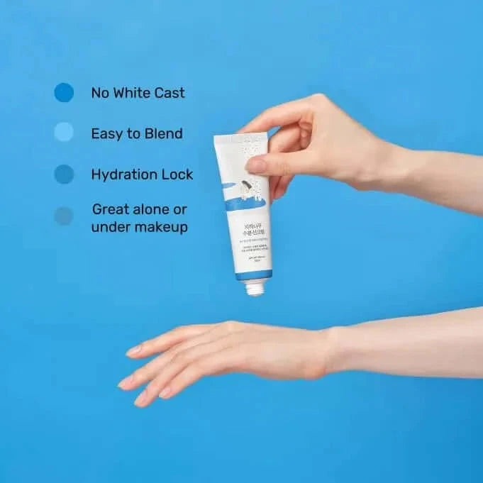 Mitrinošs saules aizsargkrēms ar bērzu sulu Round Lab Birch Juice Moisturizing Sunscreen SPF50+ PA++++