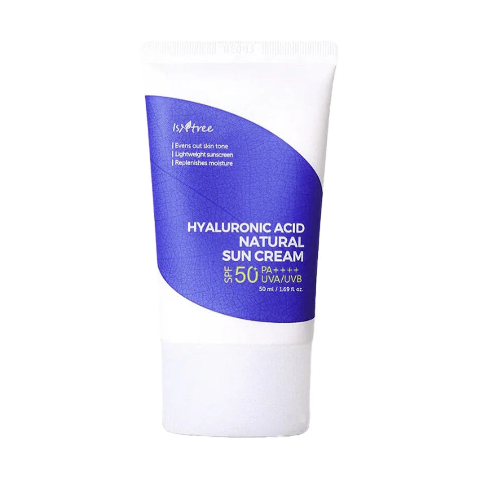Mitrinošs minerālu saules aizsargkrēms IsNtree Hyaluronic Acid Natural Sun Cream SPF50+ PA++++