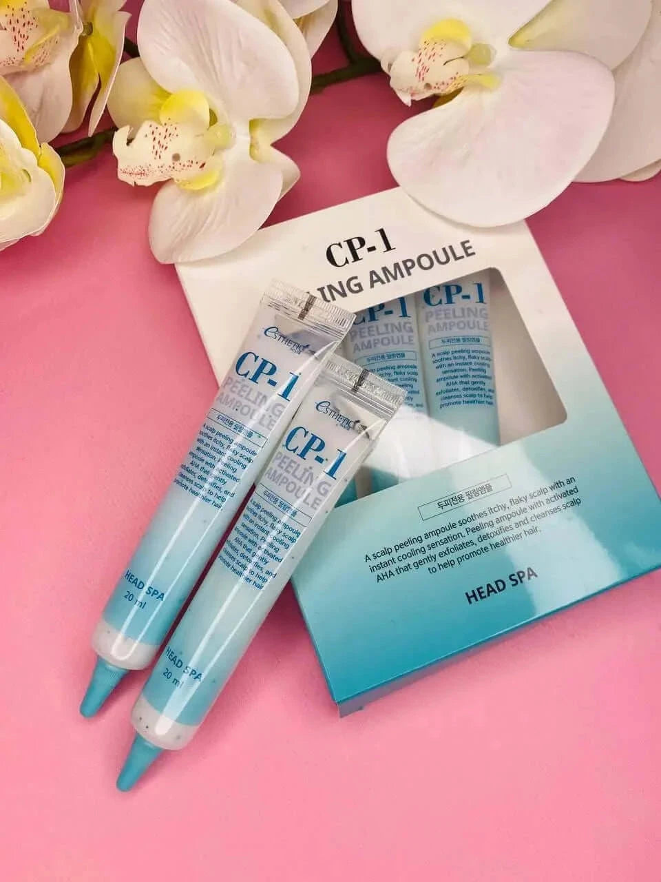 Atvēsinošs skābju pīlings galvas ādai CP-1 Peeling Ampoule