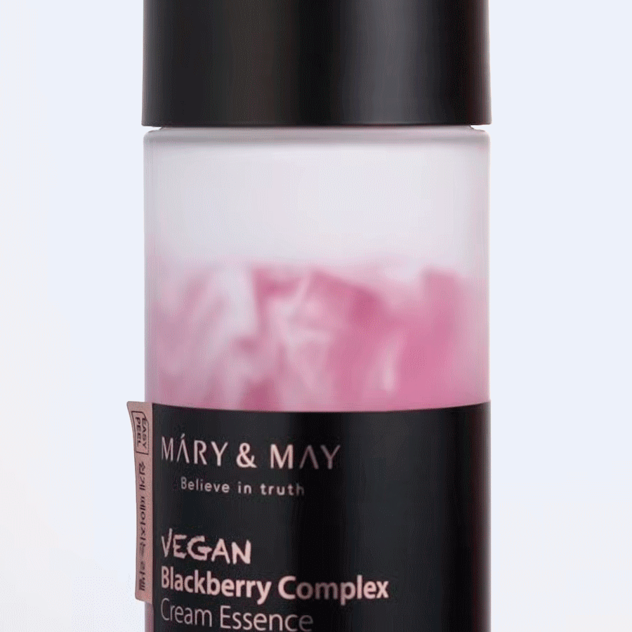 Krēmveida esence ar kazeņu ekstraktu Mary&May Vegan Blackberry Complex Cream Essence