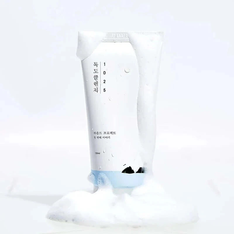 Maigas putiņas sejas mazgāšanai ar jūras ūdeni Round Lab1025 Dokdo Cleanser