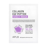 Atjaunojoša sejas maska ar kolagēnu un peptīdiem APLB Collagen EGF Peptide Sheet Mask