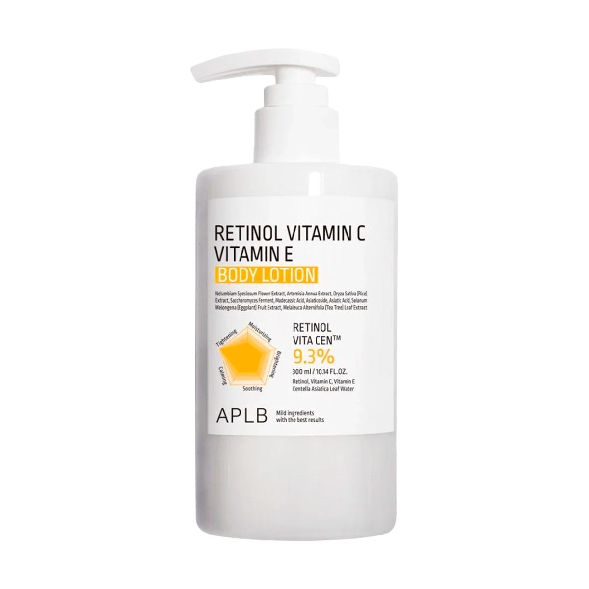 Liftinga losjons ķermenim APLB Retinol Vitamin C Vitamin E Body Lotion