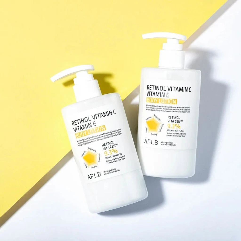 Liftinga losjons ķermenim APLB Retinol Vitamin C Vitamin E Body Lotion