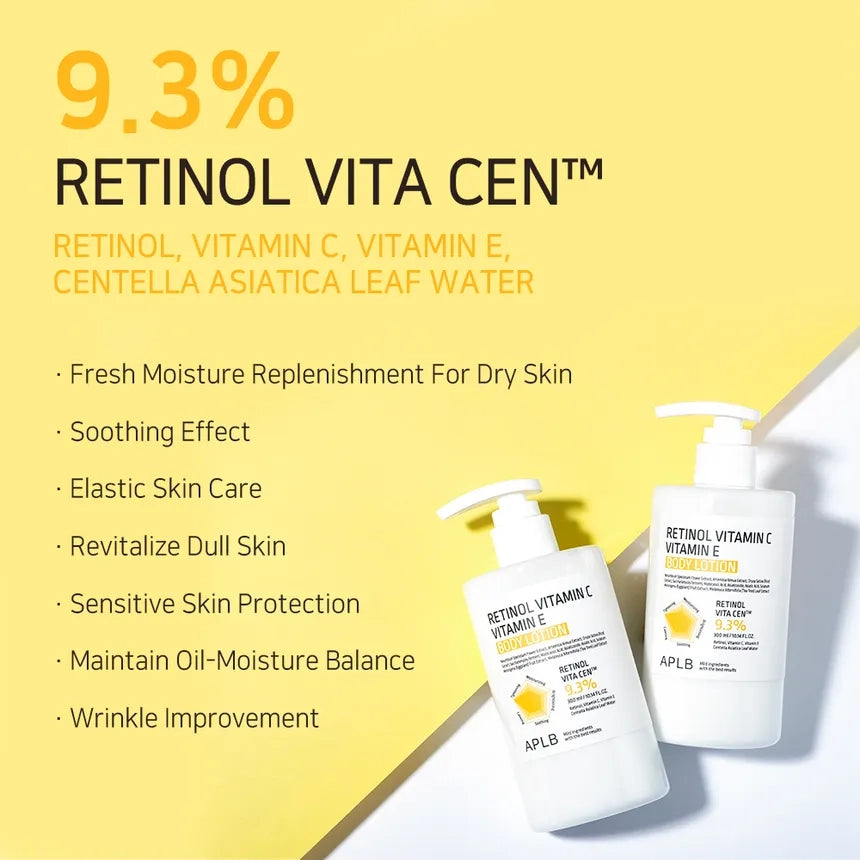 Liftinga losjons ķermenim APLB Retinol Vitamin C Vitamin E Body Lotion