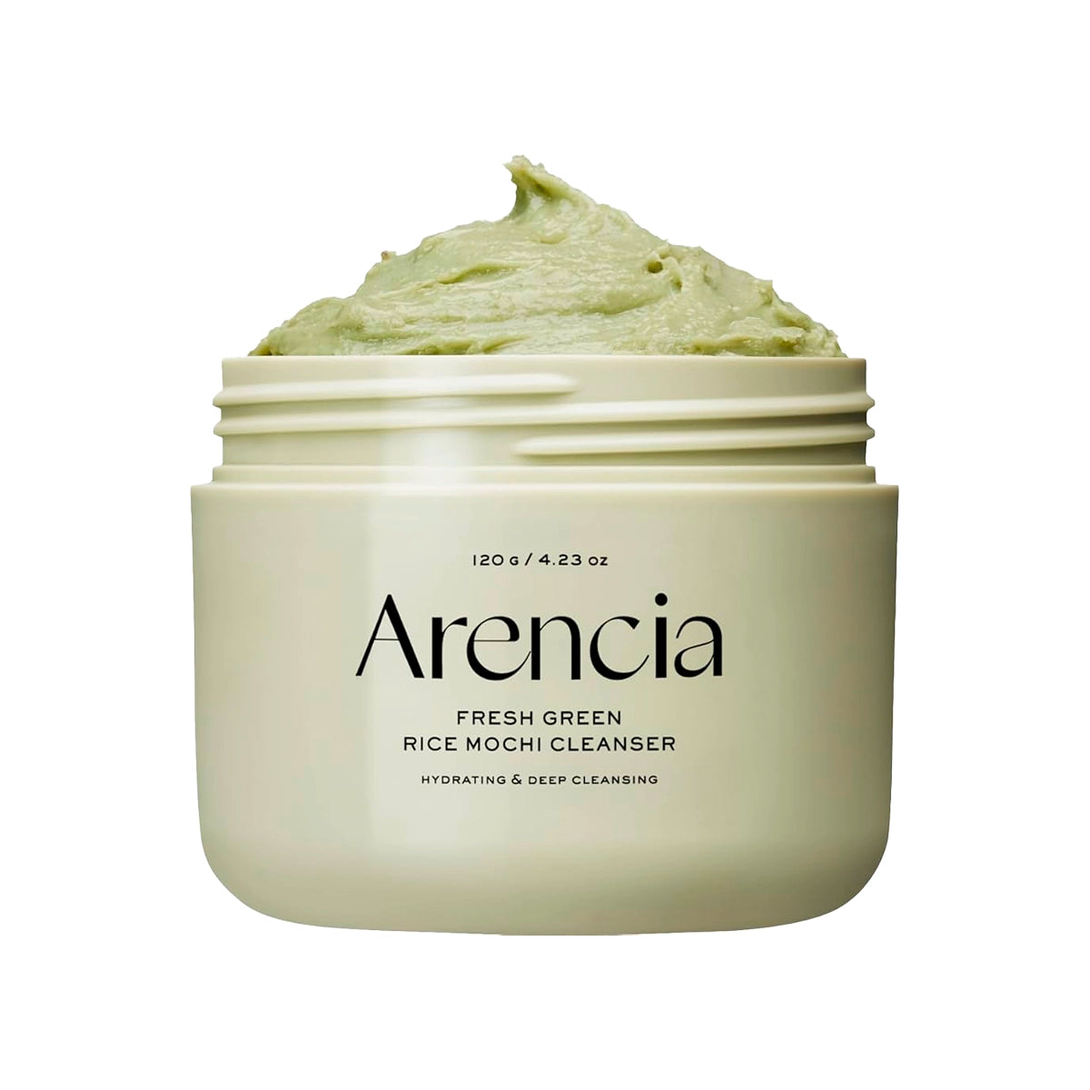 Attīrošs līdzeklis ar zaļo tēju un Āzijas centellu Arencia Fresh Green Rice Mochi Cleanser