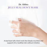 Nomierinoša auduma maska ar PDRN Dr.Althea Jelly Seal dewy Mask