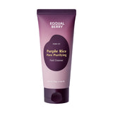 Poras attīrošs gels sejas mazgāšanai EQQUALBERRY Purple Rice Pore Purifying Pack Cleanser