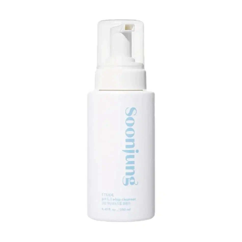 Hipoalerģiskas mitrinošas putiņas sejas mazgāšanai Etude House SoonJung pH 6.5 Whip Cleanser