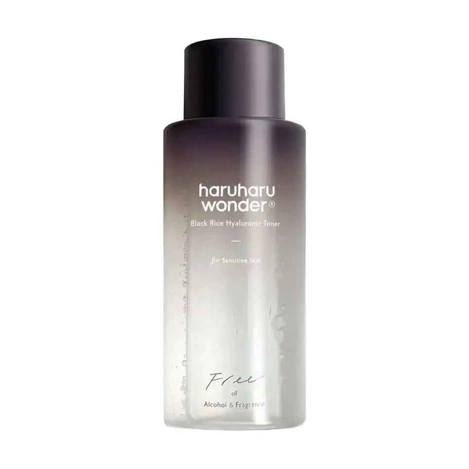 Toniks ar melnajiem rīsiem ar hialuronskābi Haruharu Wonder Black Rice Hyaluronic Toner Sensitive Skin