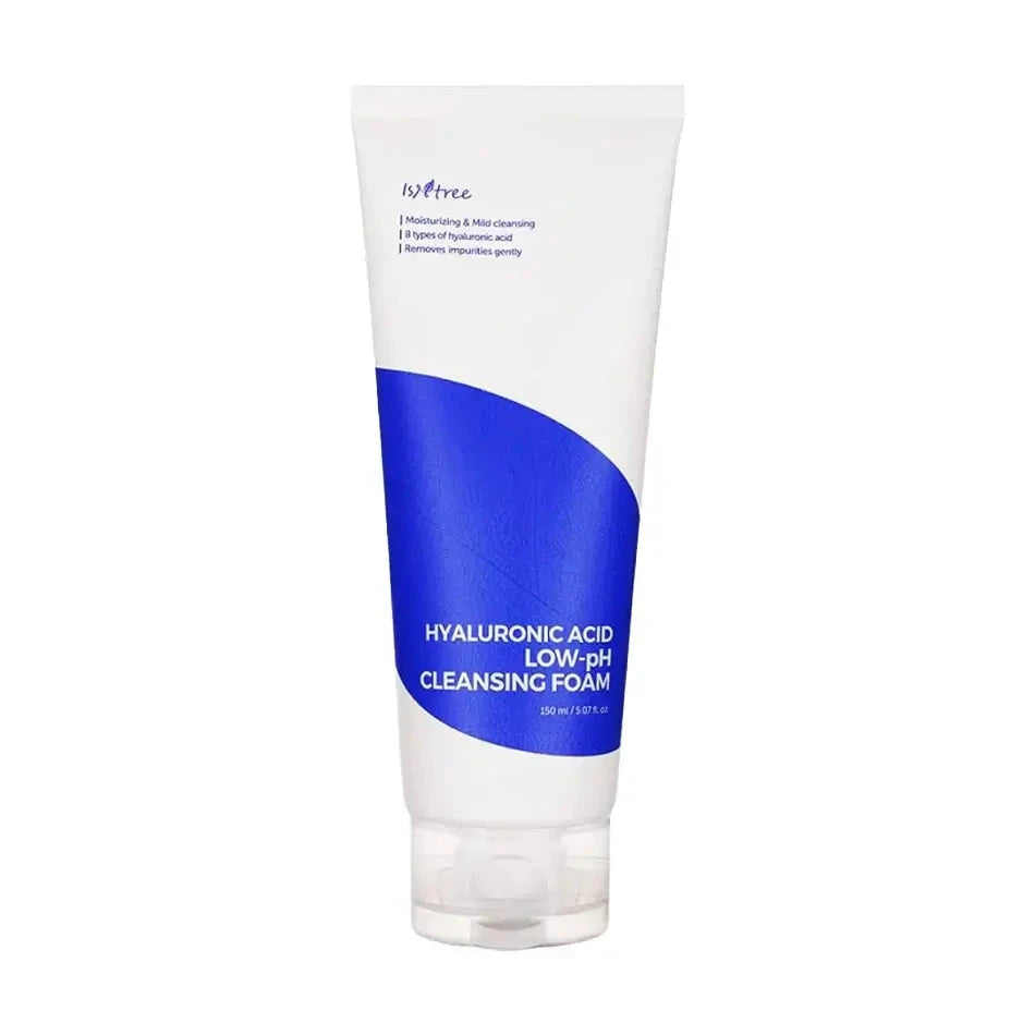 Vājskābes mitrinošās putiņas sejas mazgāšanai IsNtree Hyaluronic Acid Low-pH Cleansing Foam