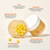 Kapsulu krēms ar niacinamīdu K-SECRET Seoul 1988 Capsule Cream: Niacinamide 5% + Yuja