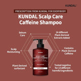 Šampūns matu stiprināšanai Kundal Caffeine Shampoo White Musk