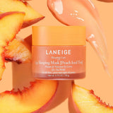 Mitrinoša nakts maska lūpām Laneige Lip Sleeping Mask Peach Iced Tea