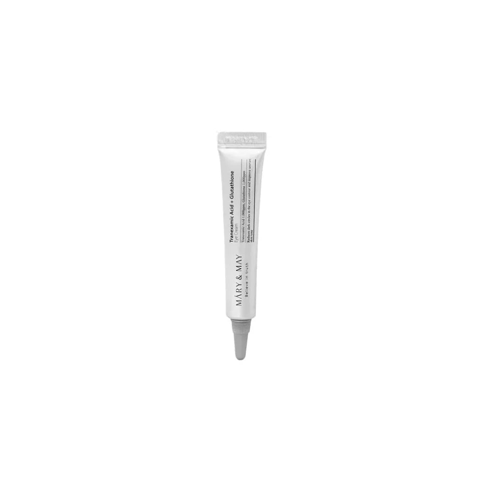 Balinošs krēms ādai ap acīm ar traneksāmskābi Mary&May Tranexamic Acid Glutathion Eye Cream