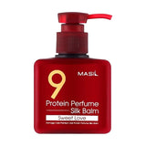 Nenoskalojams proteīna balzams matiem Masil 9 Protein Perfume Silk Balm Sweet Love