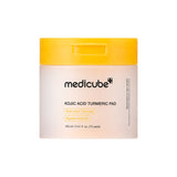 Eksfoliējoši tonera spilventiņi Medicube Kojic Acid Turmeric Pad