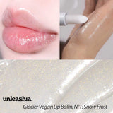 Vegāns mirdzošs lūpu balzams UNLEASHIA Glacier Vegan Lip Balm