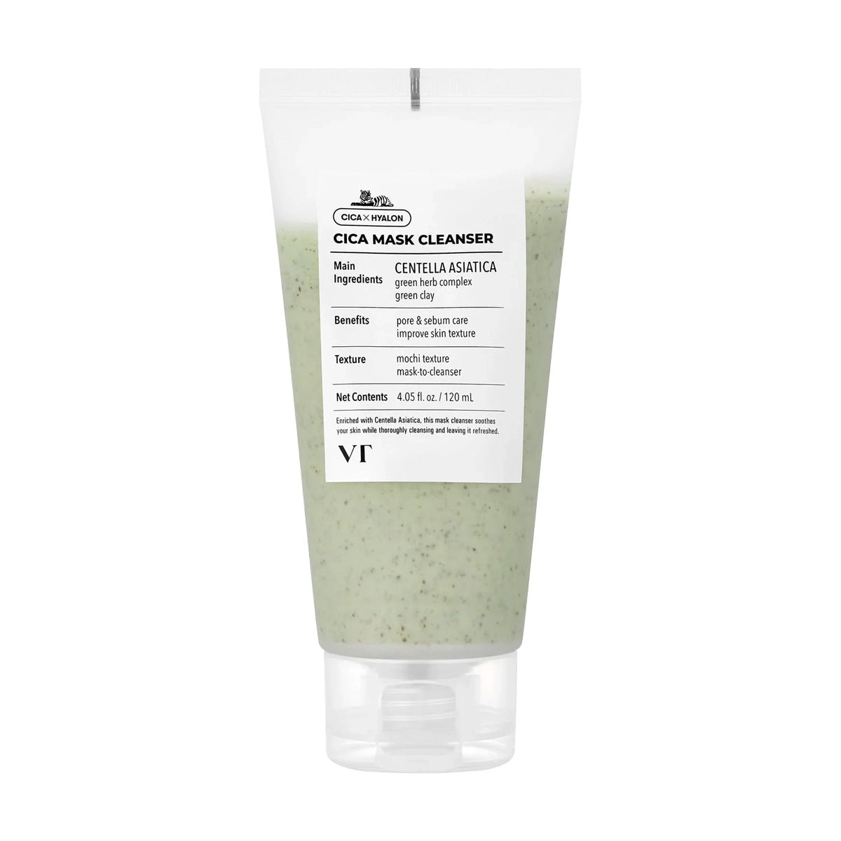 Attīroša maska-putas porām VT Cosmetics Cica Mask Cleanser