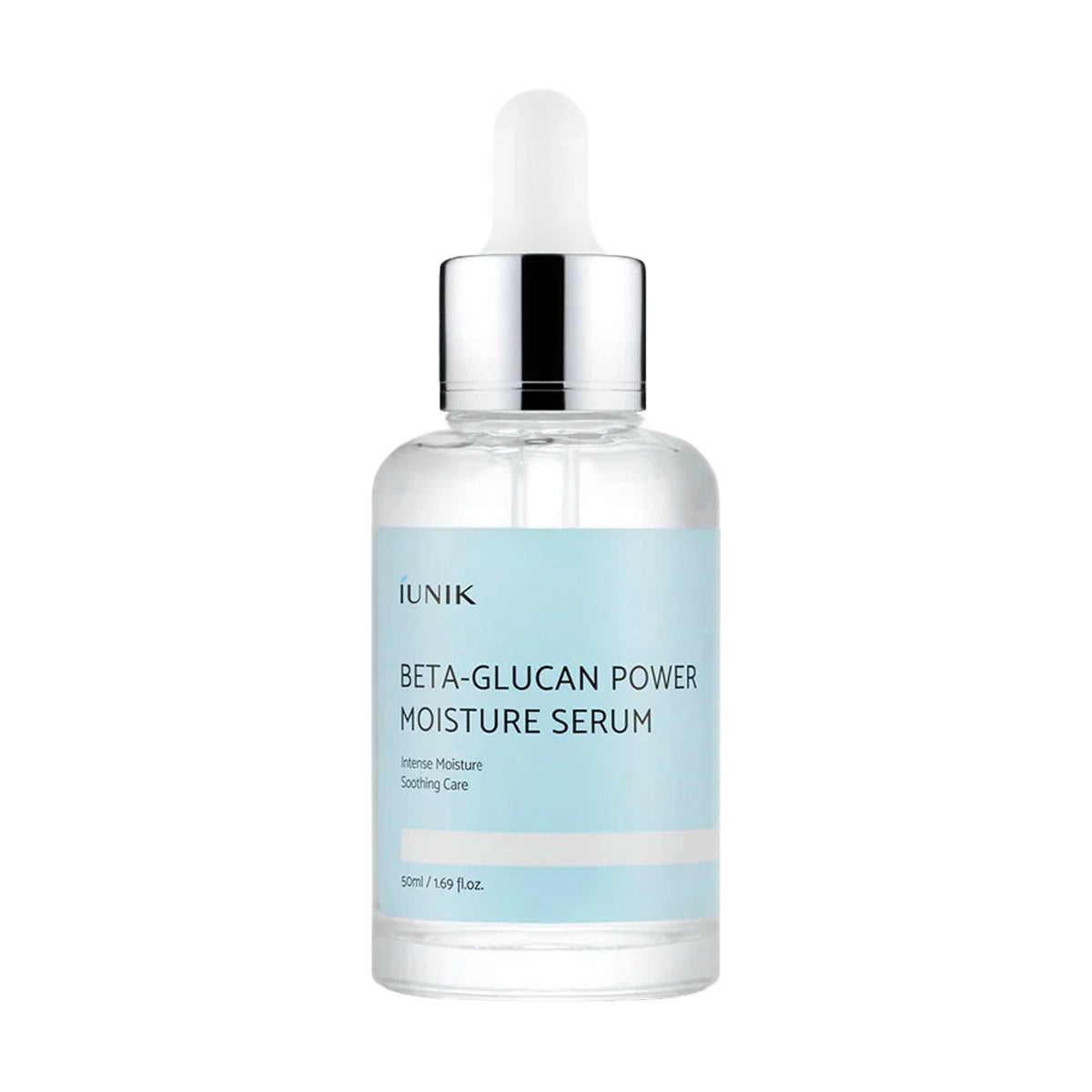 Mitrinošs serums ar 98% beta glikānu iUnik Beta Glucan Power Moisture Serum