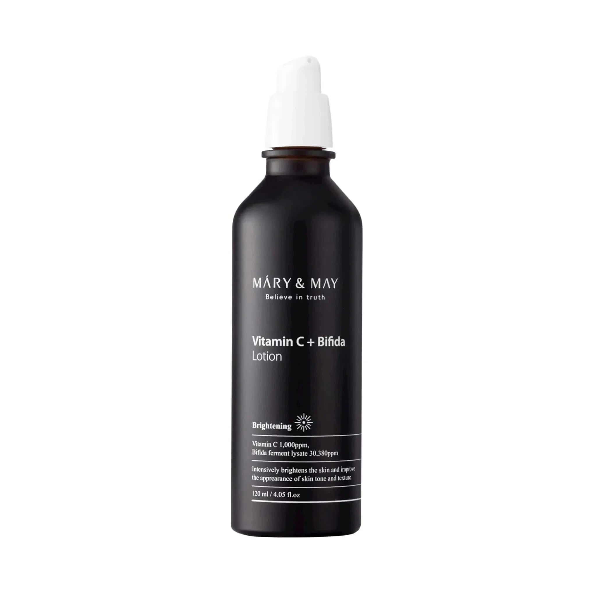 Mitrinošs un aizsargājošs losjons ar C vitamīnu un bifidu Mary&May Vitamine C Bifida Lotion